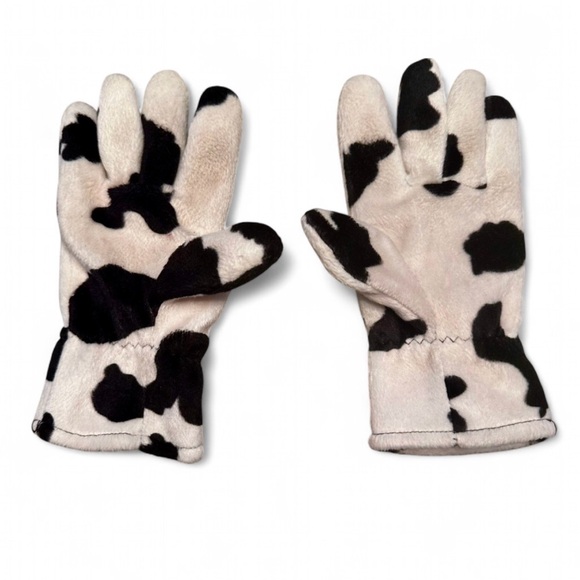 Cherokee Brand Cow Print Kid’s Gloves - Picture 2 of 6